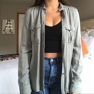 AE | Boyfriend Fit Button Down
